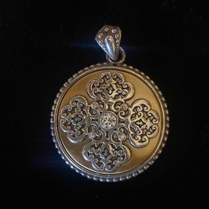 Brighton gold and silver pendant